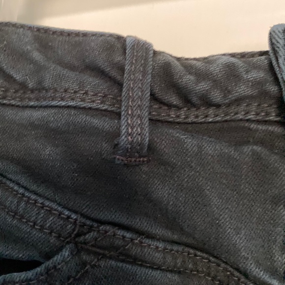 AEO Black Button-Up Shorts - Picture 5 of 6